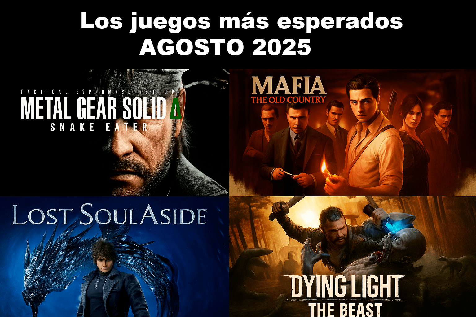 Los juegos más esperados de Agosto 2025: ¡un mes épico para los nerds!